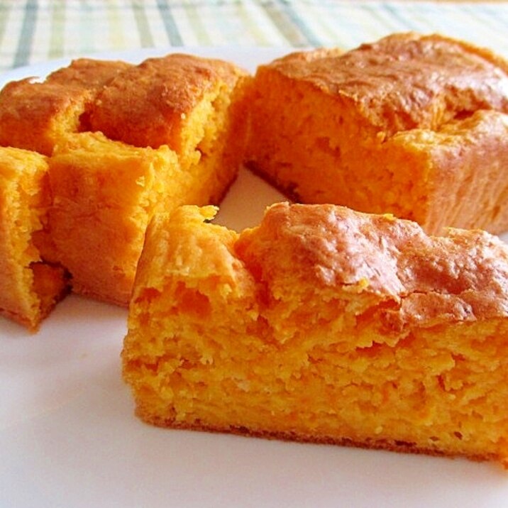 やさしーヘルシー にんじんと豆乳のパウンドケーキ レシピ 作り方 By ちえ Sキッチン 楽天レシピ